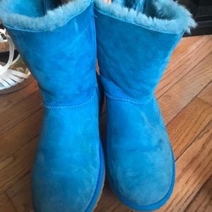 Blue Bailey Bow Uggs